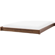 ANTRAS - Bed - Donkerbruin - 180 x 200 cm - Rubberhout