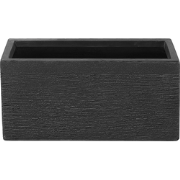 MYRA - Plantenbak - Zwart - 50 cm - Klei-vezelmengsel