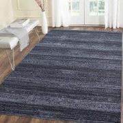 Marlon Modern Grijs vloerkleed - Effen Gestreept - 80 X 300 CM