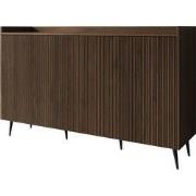 Meubella - Asty - Dressoir - Donker eiken - 150x41x92 cm