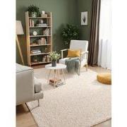 Elle Decoration - Rocco Wol lookvloerkleed - Creme - 200x290 cm