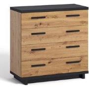 Meubella - Ladekast Incala - Eiken - 90 cm