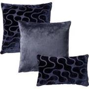 KUSSENSET | 3-delig | Celeste Curated | blauw | Hoii | inclusief veren...