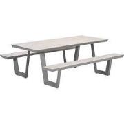 Bell aluminium picknick set - 200x178 cm - taupe