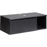 RUPANCO - Badkamerkast - Zwart - 80 x 40 cm - MDP