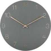 Wall Clock Charm Engraved Numbers