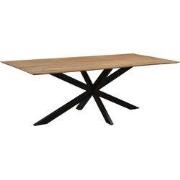 Livingfurn -  Eetkamertafel Oslo - Acasia Hout  - 220 cm -  Bruin
