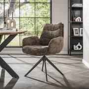 Hoyz Collection - Armstoel Lounge - Rich Taupe - Set van 2