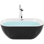 NEVIS - Badkuip - Zwart - 80 x 170 - Acryl