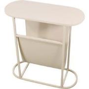 LOFT42 Frits Bijzettafel met Tijdschriften- of Krantenbak - Metaal - B...