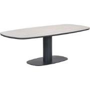 Newton drum dining tuintafel - 230x110 cm - carbon black