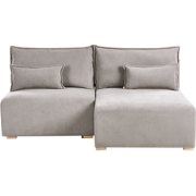 NERBO - Hoekbank - Grijs - Linkszijdig - Polyester