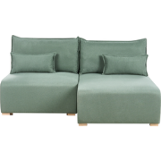 NERBO - Hoekbank - Lichtgroen - Linkszijdig - Polyester