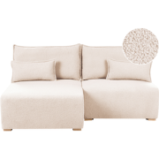 NERBO - Hoekbank - Lichtbeige - Rechtszijdig - Bouclé