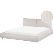 VINAY - Waterbed - Lichtbeige - 180 x 200 cm - Corduroy