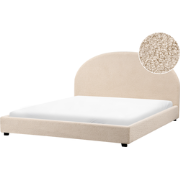 VAUCLUSE - Waterbed - Beige - 180 x 200 cm - Bouclé