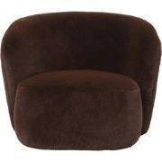 PTMD Aphrodite Dark Brown Fauteuil Fur