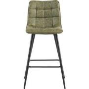 Benoa Barstoel Lucille Army Groen - set van 4