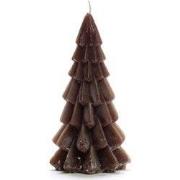 Rustik Lys - Kerstboom kaars Coffee S