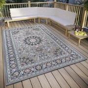 Klassiek Binnen- En Buitenkleed - Kadi Grijs/Blauw - 80 X 165 CM