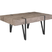 ADENA  - Salontafel - Donkere houtkleur - MDF