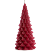 Rustik Lys - Kerstboom kaars raspberry M