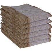 DoubleDry Luxe Keukenhanddoeken Set - 6 Stuks - 50x50 cm - 100% Katoen...