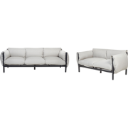 ESPERIA - Loungeset 5-persoons - Lichtgrijs - Aluminium