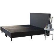 Studio - Boxspring - Pieter met geïntegreerde topper - 140x200 cm - Zw...