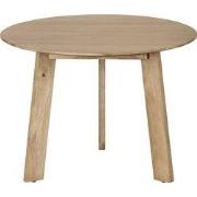 Lewis & Loft Eettafel Lien - FSC® mangohout - Rond - ø105 cm - Naturel