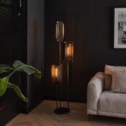 Vloerlamp Jeff 3-lichts mesh rotate