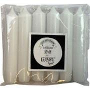 Kandelaar met Glas-7x5cm-Incl. 5 witte kaarsen-Metaal-Goud-Housevitami...