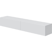 Hangend meubel met 2 kleppen en 2 opbergvakken L180 cm - Kaway