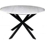 Starfurn Eettafel Lynn White marble | 130 cm | Rond