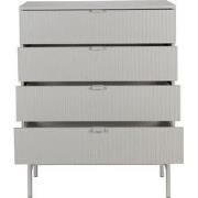 Ladekast Vierkant - Gelakt Wit - 79x40x100cm - Cayo