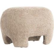 Light & Living - Poef ZENICA - 53x41x38 cm - Bruin