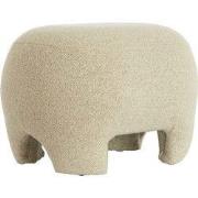 Light & Living - Poef ZENICA - 53x41x38 cm - Wit