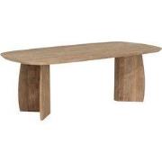DTP Home Dining table Nova rectangular,76x220x110 cm | TEAKWOOD top