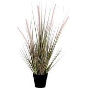 Mica Decorations Dogtail Gras Kunstplant - H53 x Ø30 cm - Paars