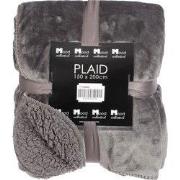 Mica Decorations Mardy Fleece Plaid - L200 x B150 cm - Polyester - Ant...