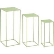 Mica Decorations Quinty Bijzettafel - Set van 3 - L30 x B30 x H70 cm -...