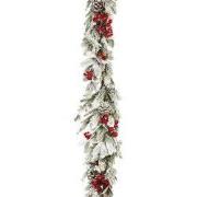 Mica Decorations Belfort Guirlande - L178 cm - Groen