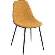 Mica Decorations Tallos Eetkamerstoel - Gerecycled Polyester - Oker, D...