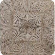 PTMD Dishita Cream Square Mdf  Wall Panel Ribbed Large