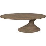 PTMD Nemo Grey Mango Wooden Coffee Table Oval 150cm