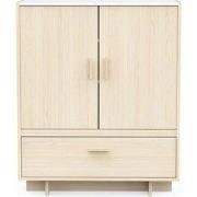 Buffet met 2 openslaande deuren en 1 lade, decor in eikenfineer en mar...