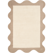 SANGHAR - Vloerkleed - Beige - 160 x 230 cm - Wol