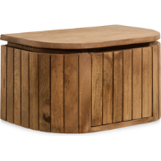 Nachtkastje Mokka - Lichtbruin Hangend