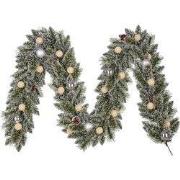 Black Box Trees Kaprun slinger groen frosted zilver warm wit 20L 180 T...