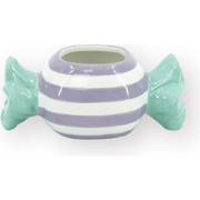 Pot - Flowerpot - Toffee Candy  - Mint/Lilac  - 17x8x8cm